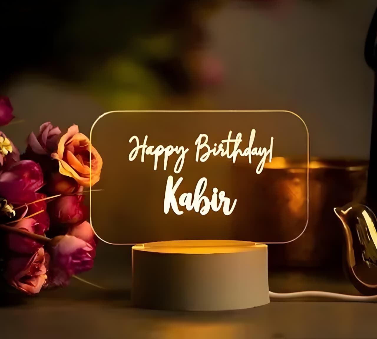 Personalized LED Acrylic Lamp